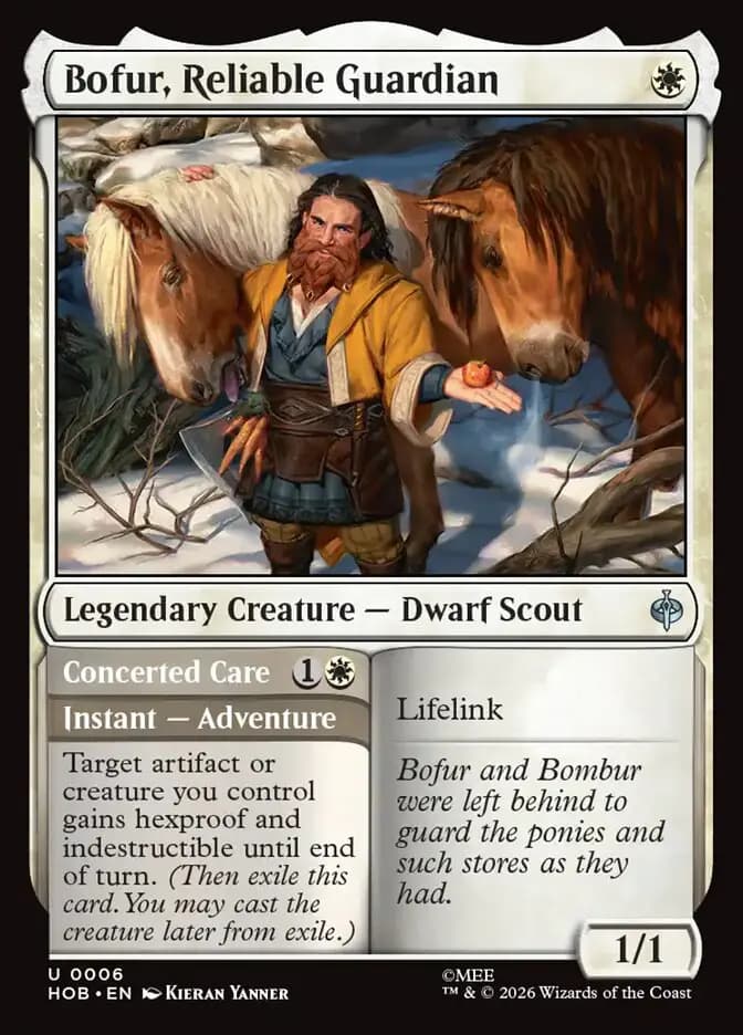 Card image of Bofur, Reliable Guardian / Concerted Care