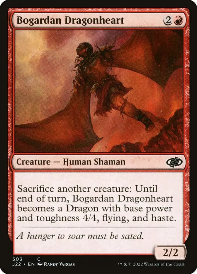 Card image of Bogardan Dragonheart