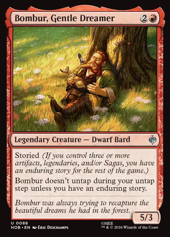 Card image of Bombur, Gentle Dreamer