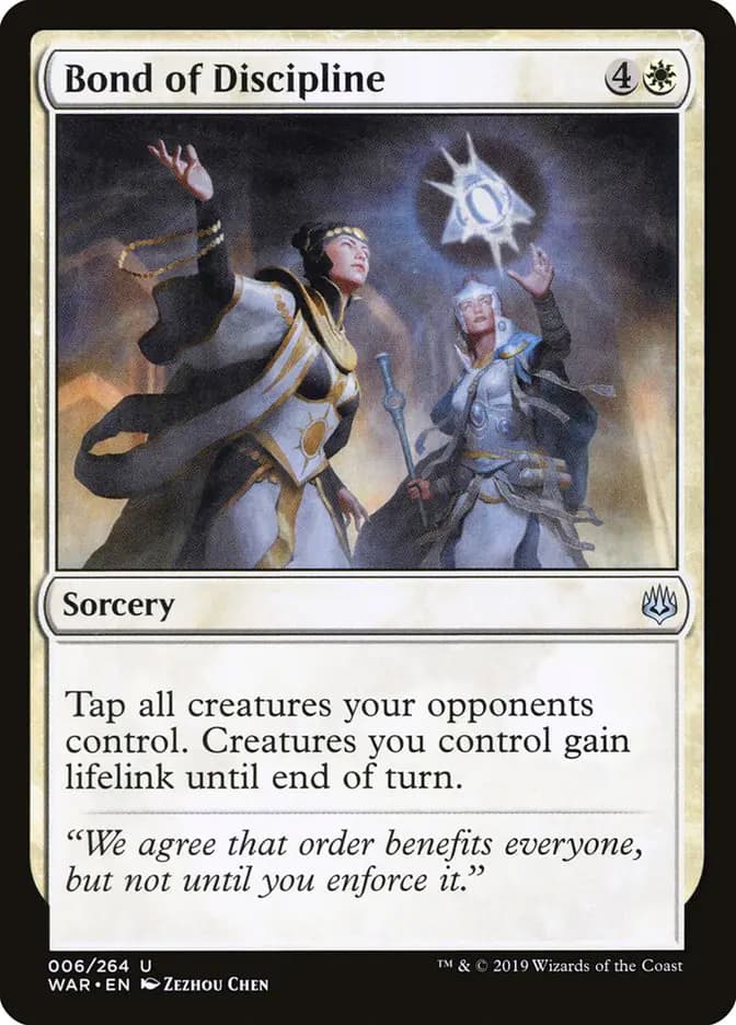 Card image of Bond of Discipline