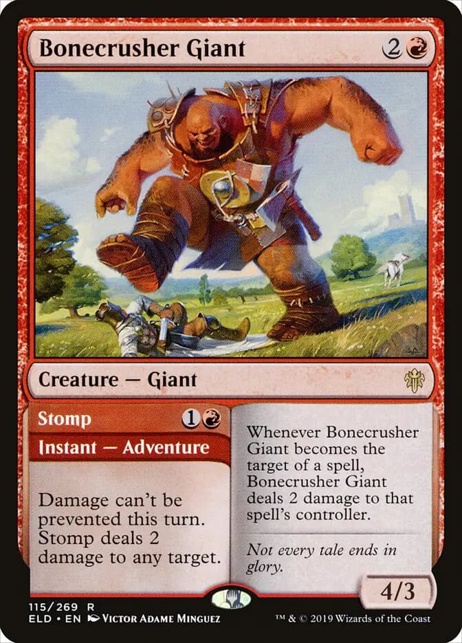 Card image of Bonecrusher Giant / Stomp