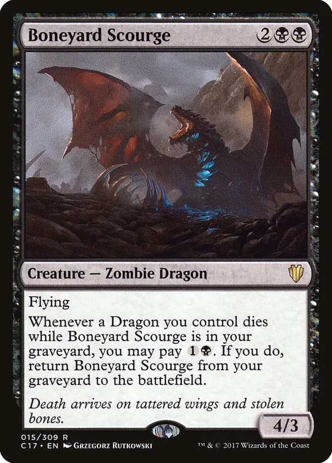 Card image of Boneyard Scourge
