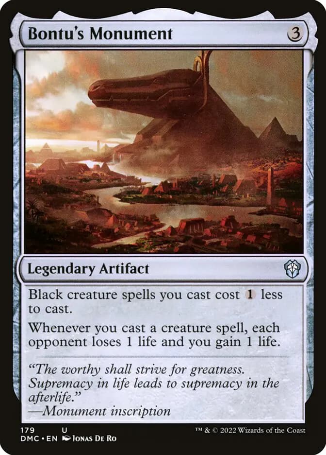 Card image of Bontu's Monument