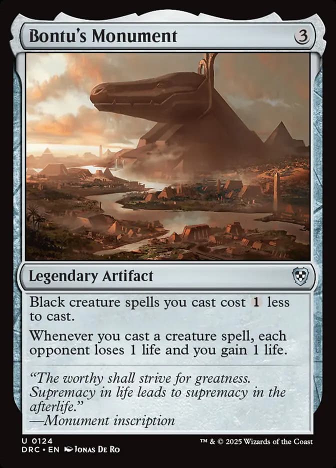 Card image of Bontu's Monument