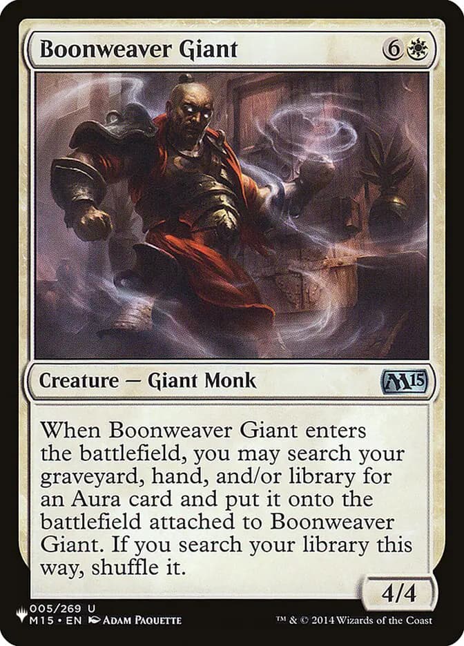 Card image of Boonweaver Giant