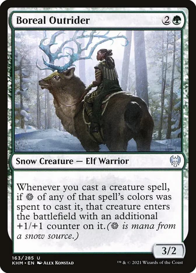 Card image of Boreal Outrider