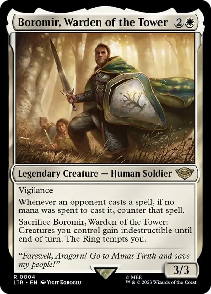 Card image of Boromir, Warden of the Tower