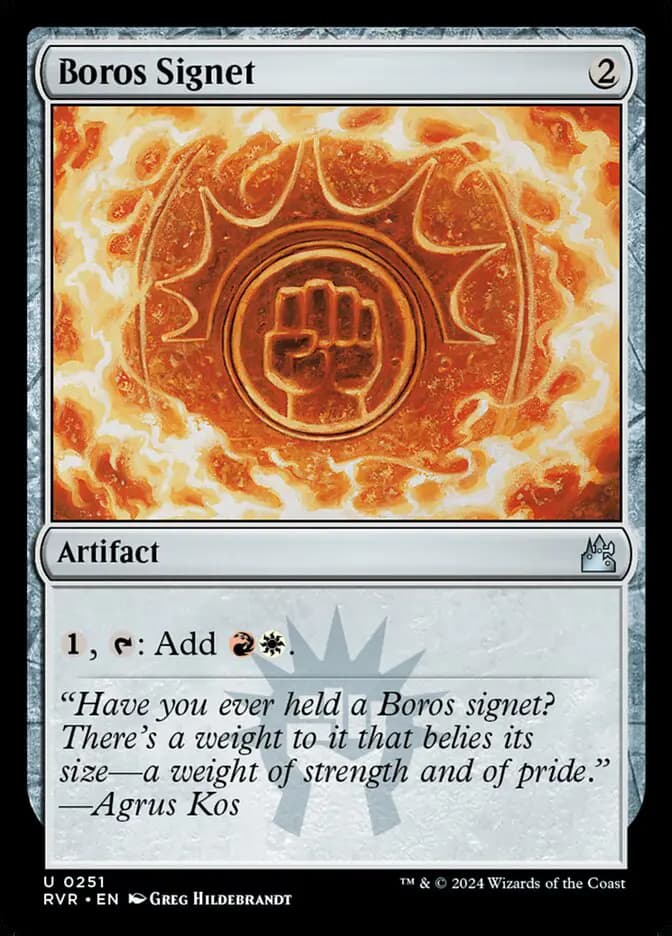Card image of Boros Signet