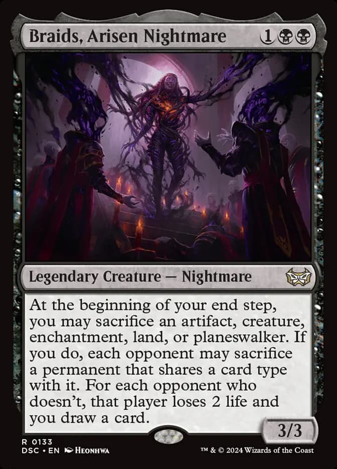 Card image of Braids, Arisen Nightmare