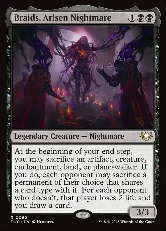 Card image of Braids, Arisen Nightmare