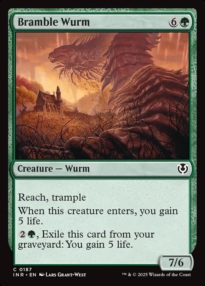 Card image of Bramble Wurm