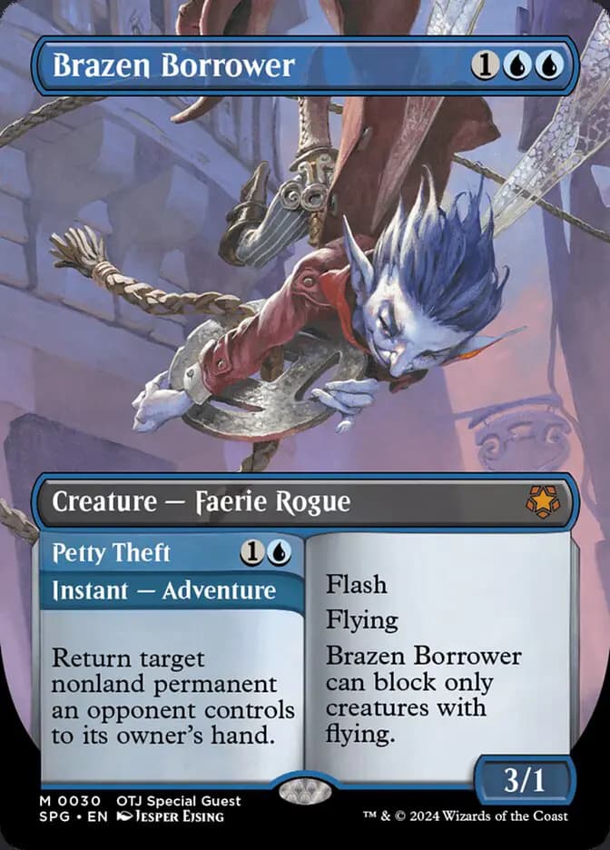 Card image of Brazen Borrower / Petty Theft