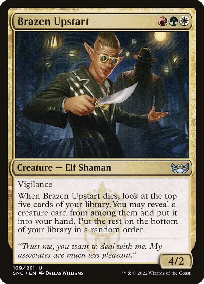 Card image of Brazen Upstart