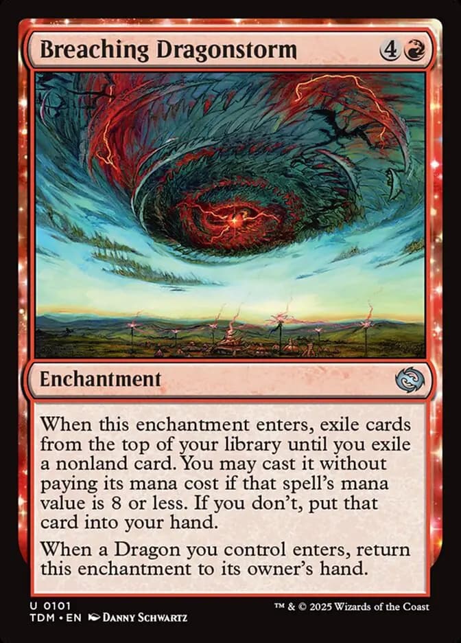 Card image of Breaching Dragonstorm