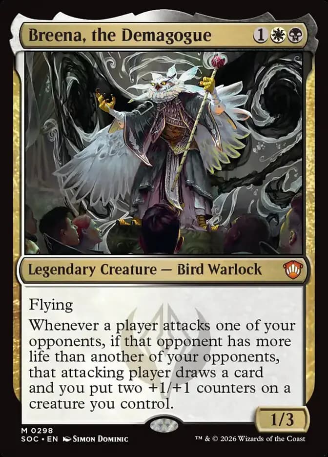 Card image of Breena, the Demagogue