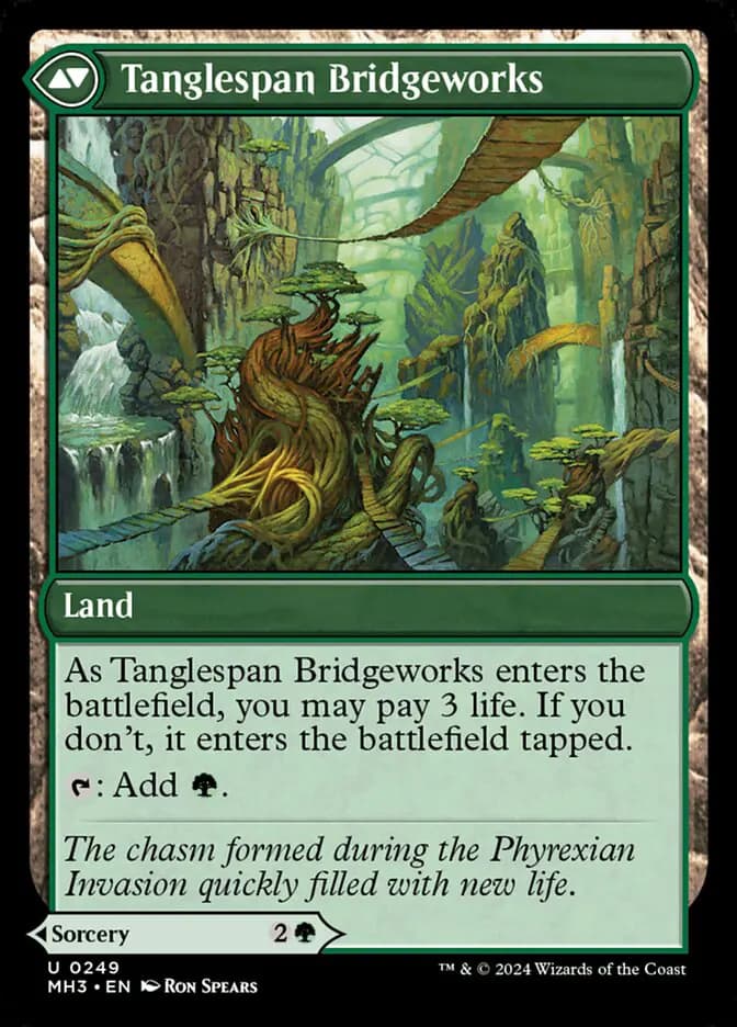 Card image of Bridgeworks Battle / Tanglespan Bridgeworks