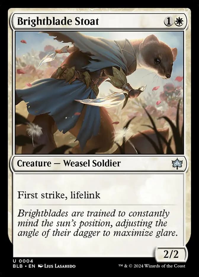 Card image of Brightblade Stoat