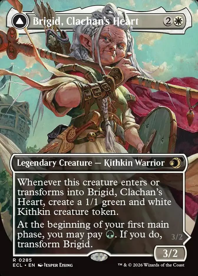 Card image of Brigid, Clachan's Heart / Brigid, Doun's Mind