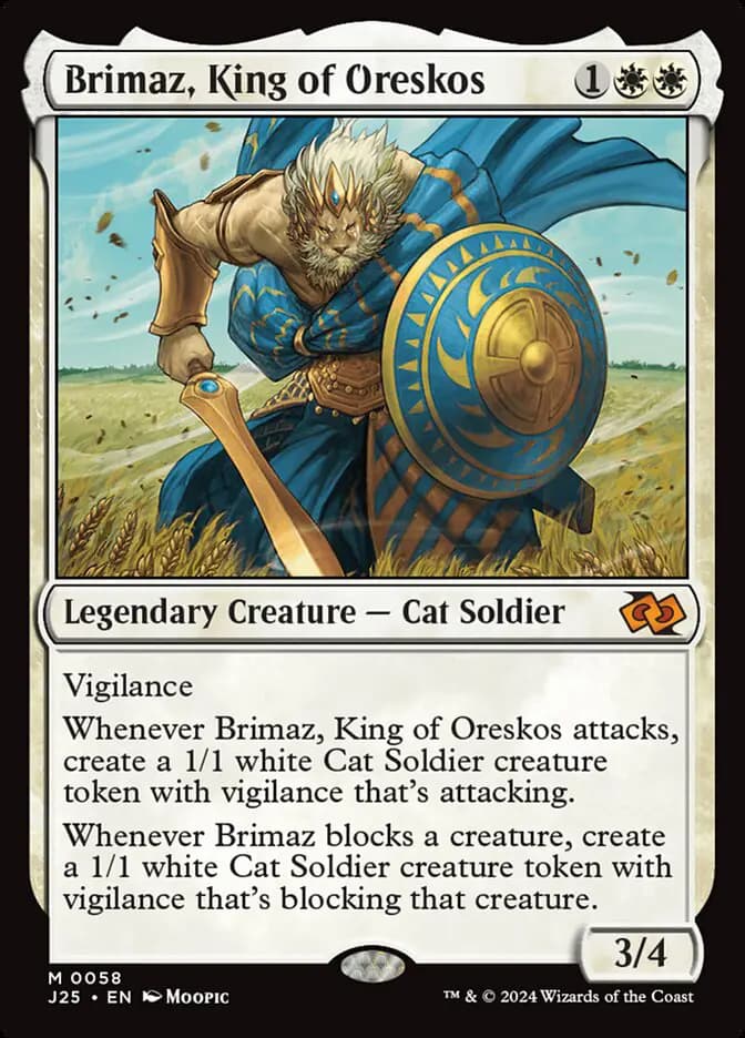 Card image of Brimaz, King of Oreskos