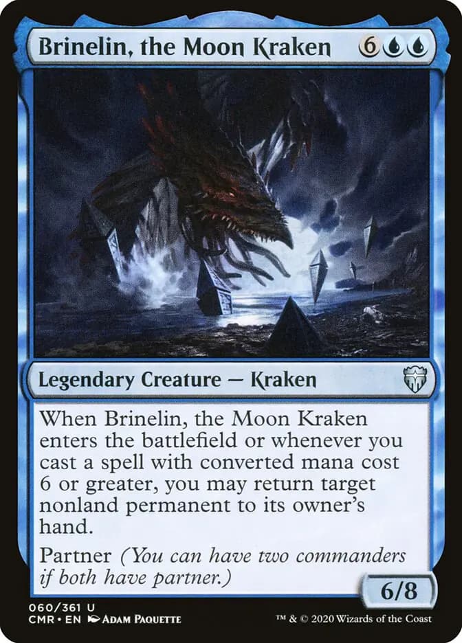 Card image of Brinelin, the Moon Kraken