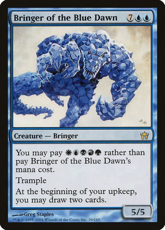 Card image of Bringer of the Blue Dawn