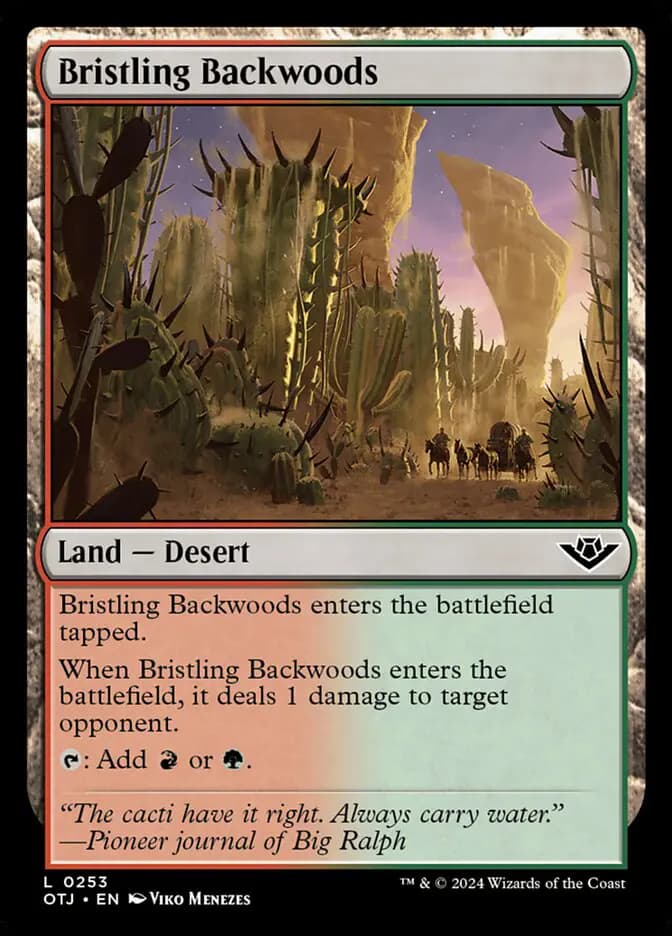 Card image of Bristling Backwoods