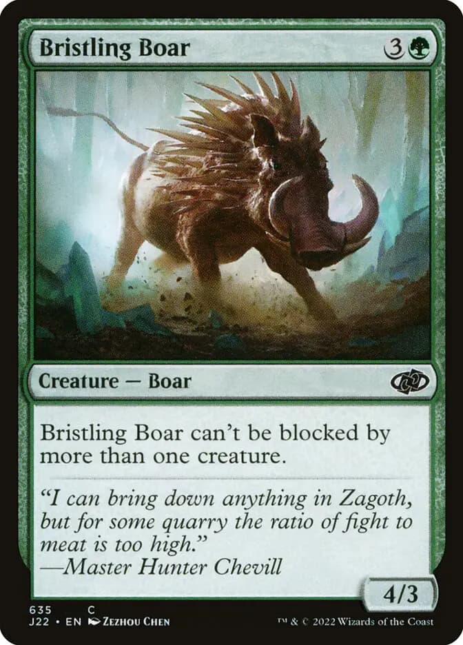 Card image of Bristling Boar