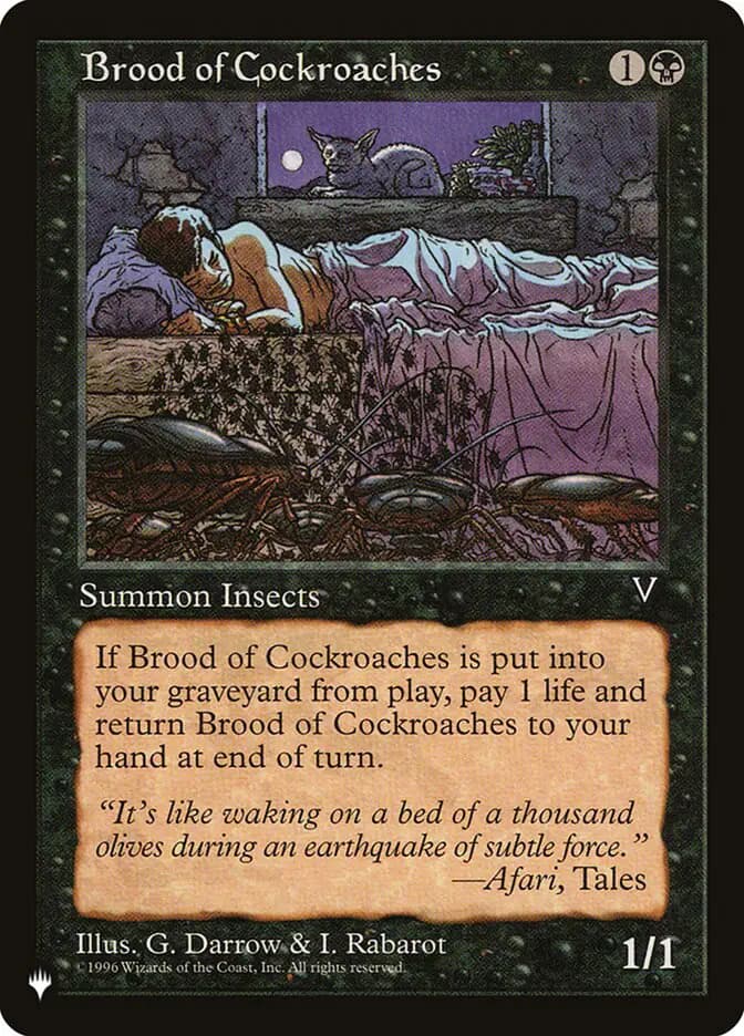 Card image of Brood of Cockroaches