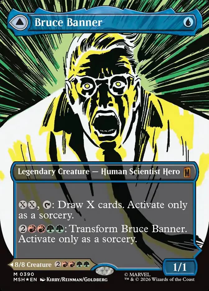 Card image of Bruce Banner / The Incredible Hulk