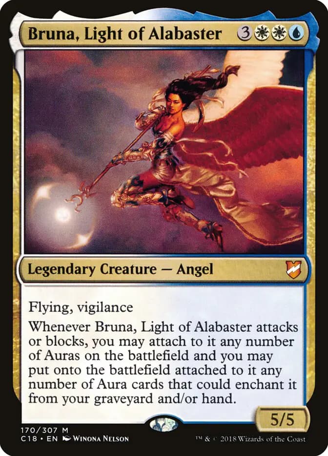 Card image of Bruna, Light of Alabaster