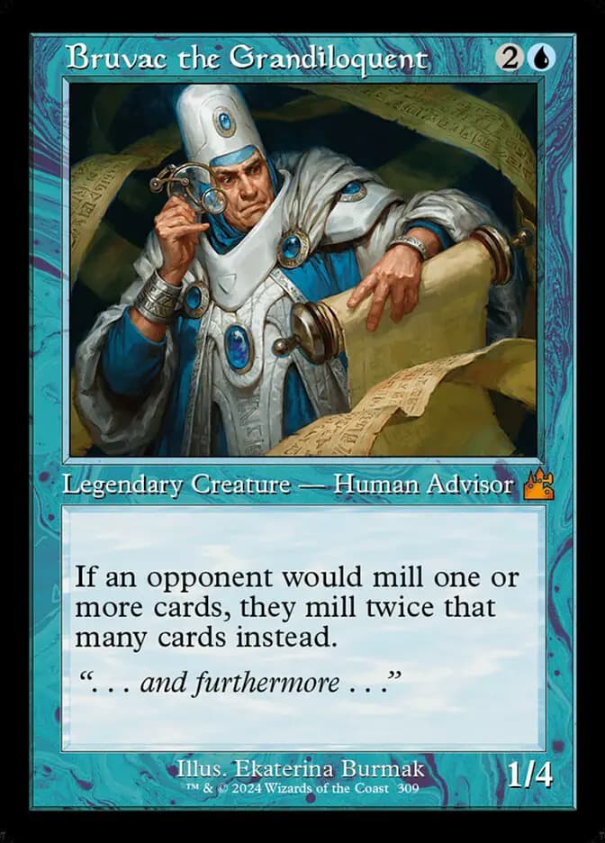 Card image of Bruvac the Grandiloquent