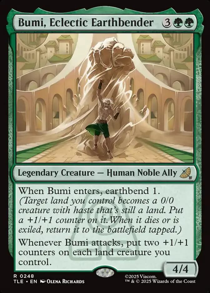 Card image of Bumi, Eclectic Earthbender