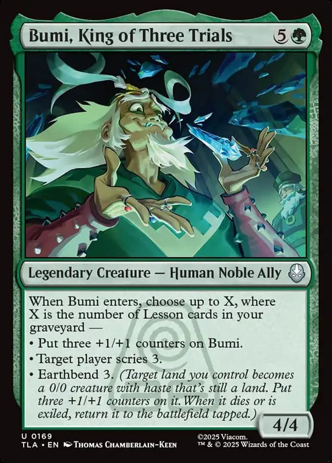 Card image of Bumi, King of Three Trials