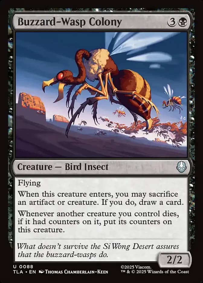 Card image of Buzzard-Wasp Colony
