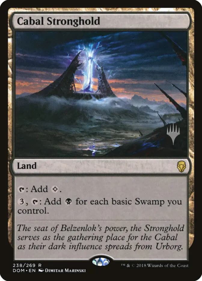 Card image of Cabal Stronghold