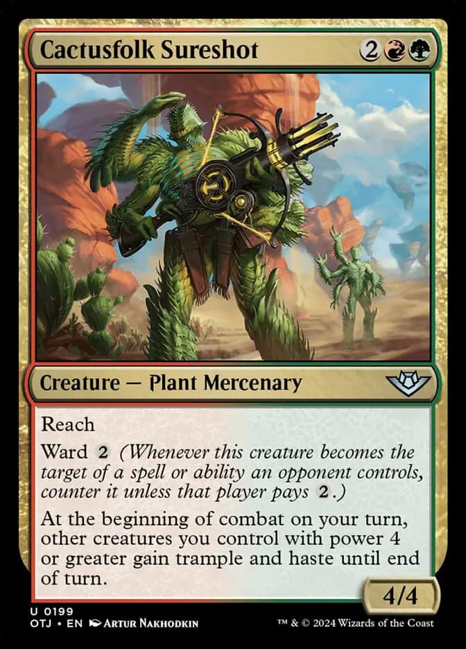 Card image of Cactusfolk Sureshot