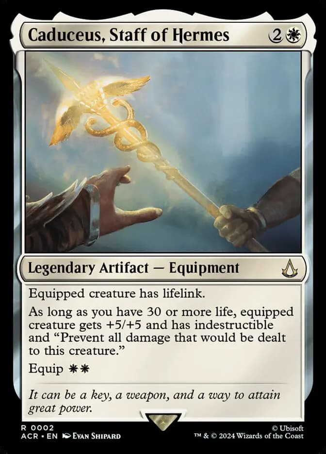 Card image of Caduceus, Staff of Hermes