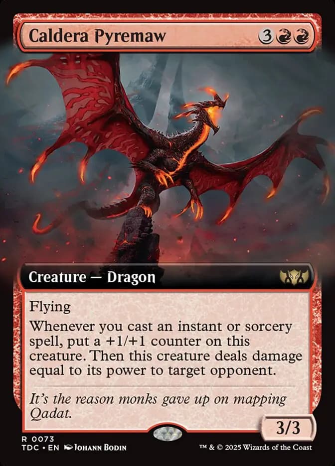 Card image of Caldera Pyremaw