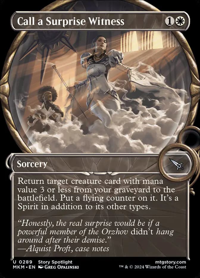 Card image of Call a Surprise Witness