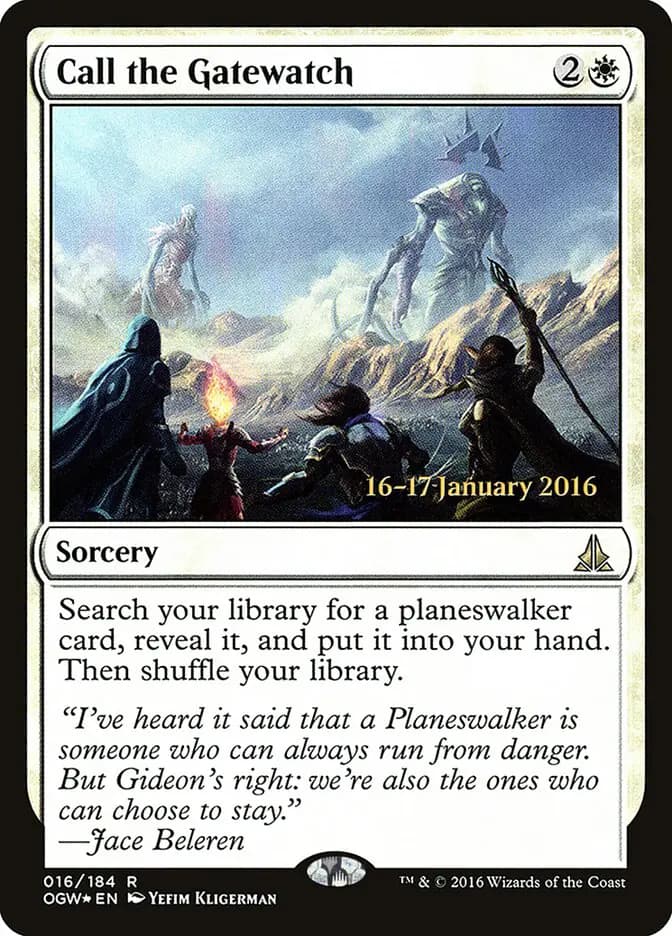 Card image of Call the Gatewatch