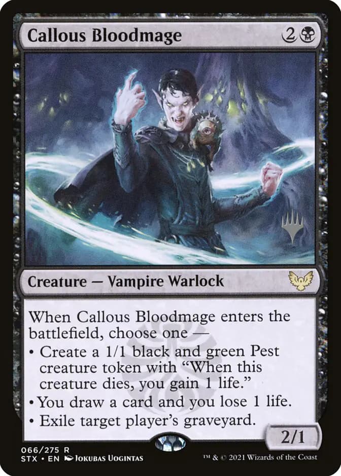 Card image of Callous Bloodmage