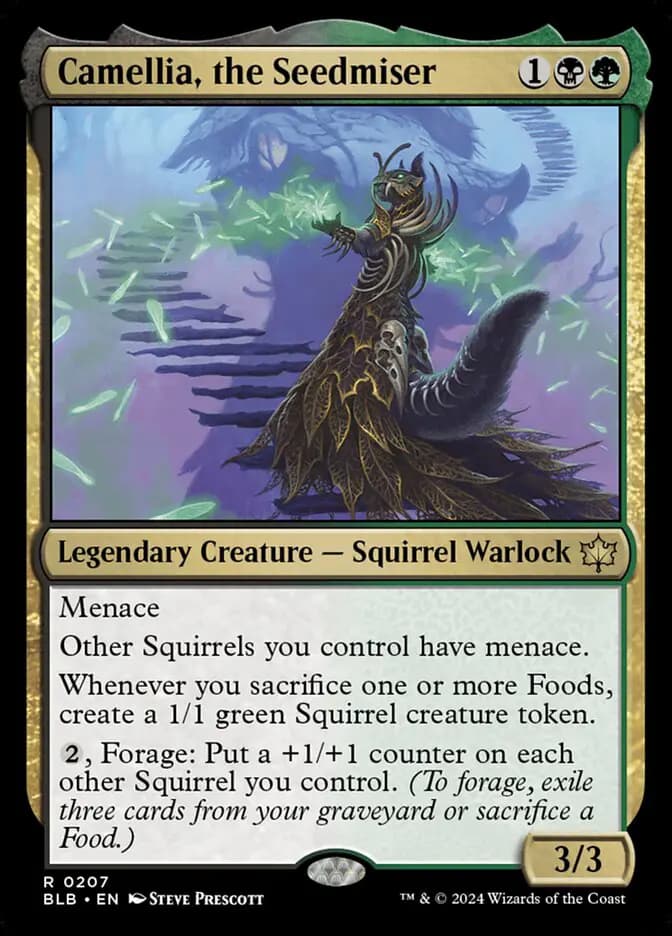 Card image of Camellia, the Seedmiser