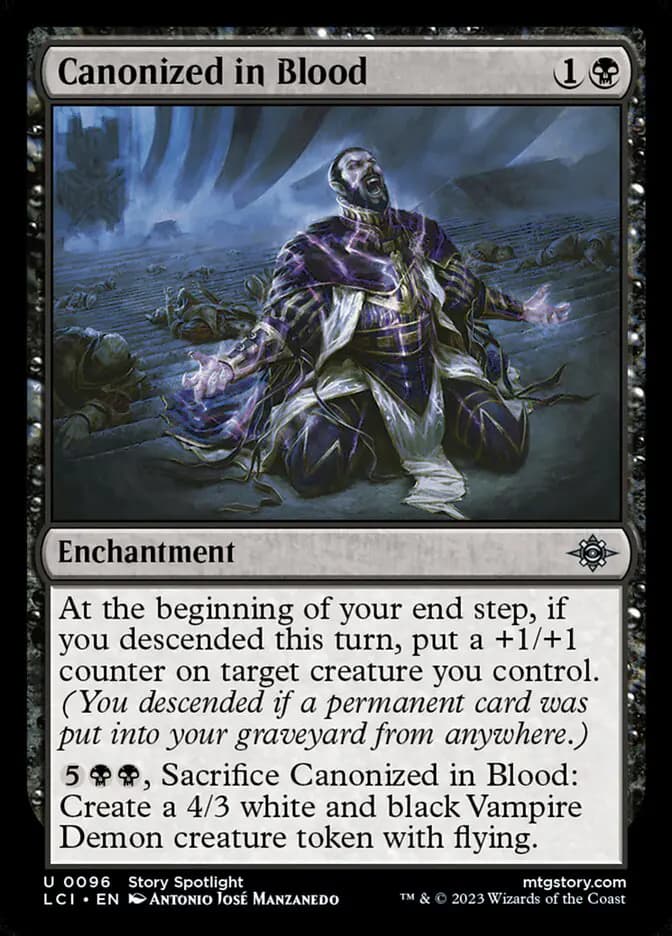 Card image of Canonized in Blood