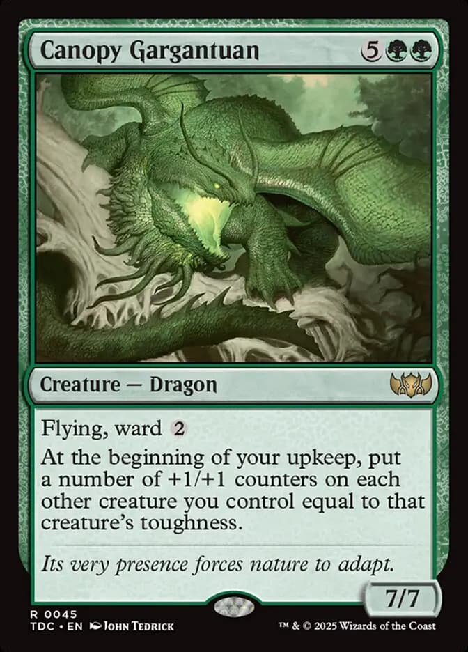 Card image of Canopy Gargantuan