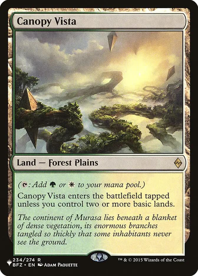 Card image of Canopy Vista