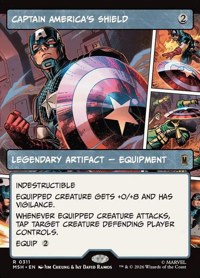 Card image of Captain America's Shield