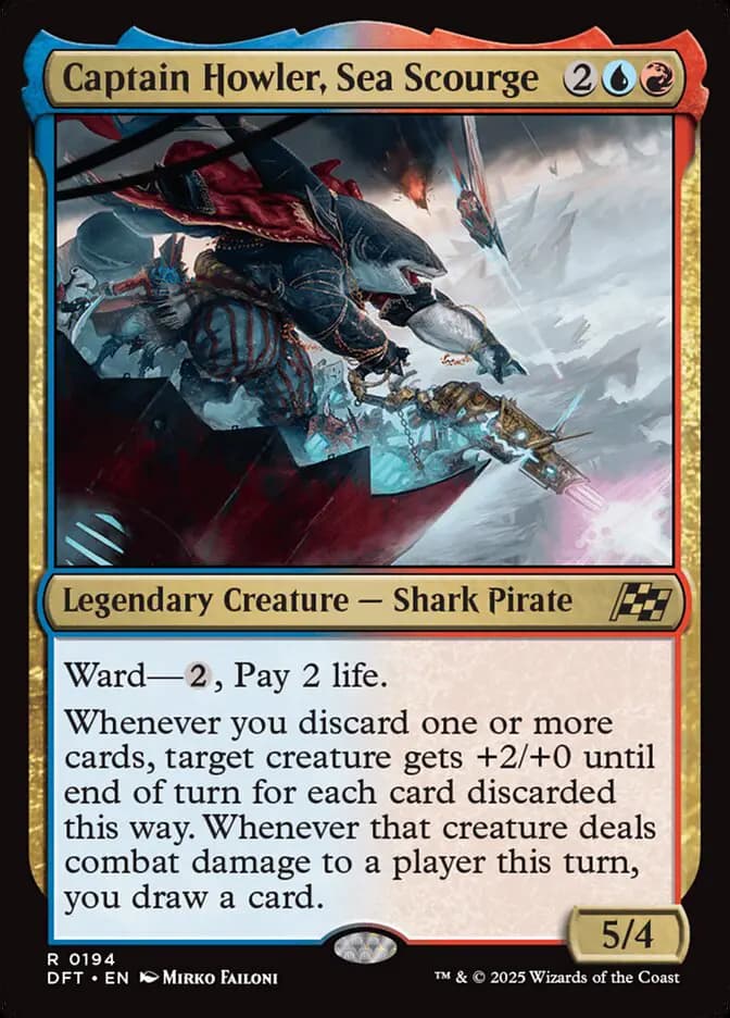 Card image of Captain Howler, Sea Scourge