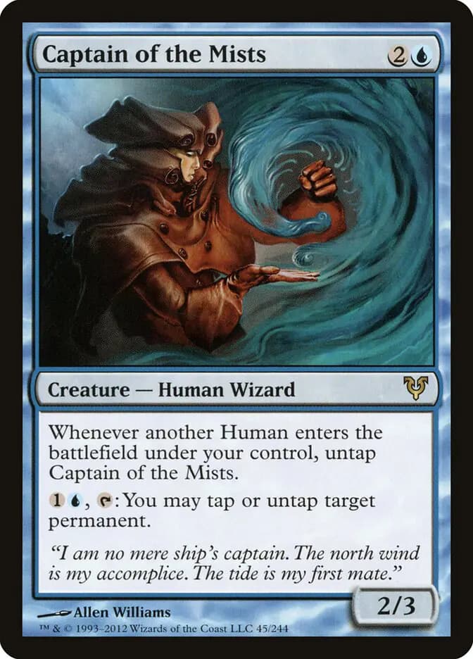 Card image of Captain of the Mists