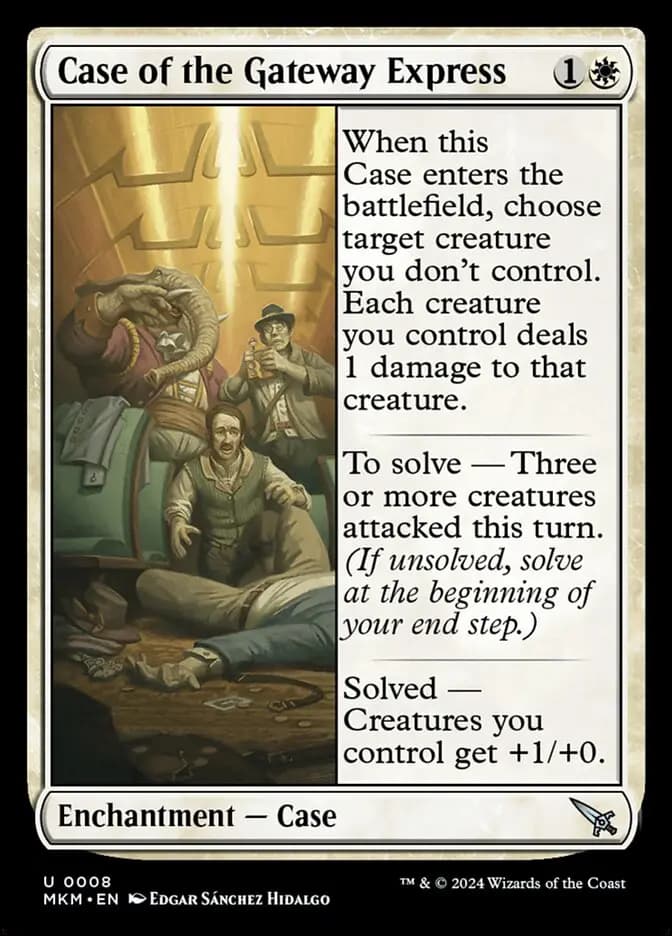 Card image of Case of the Gateway Express