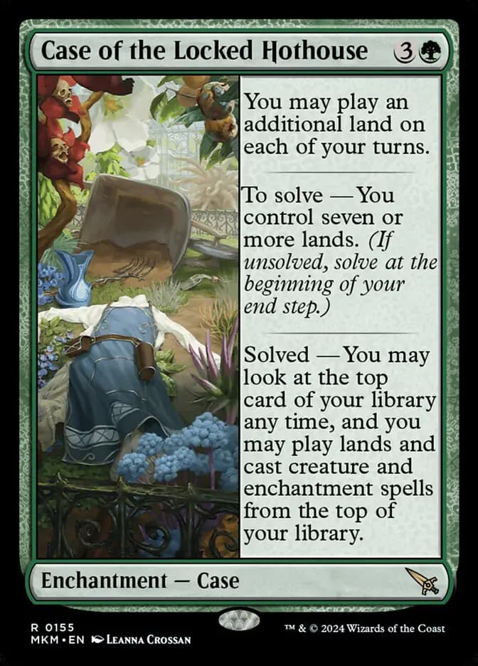 Card image of Case of the Locked Hothouse